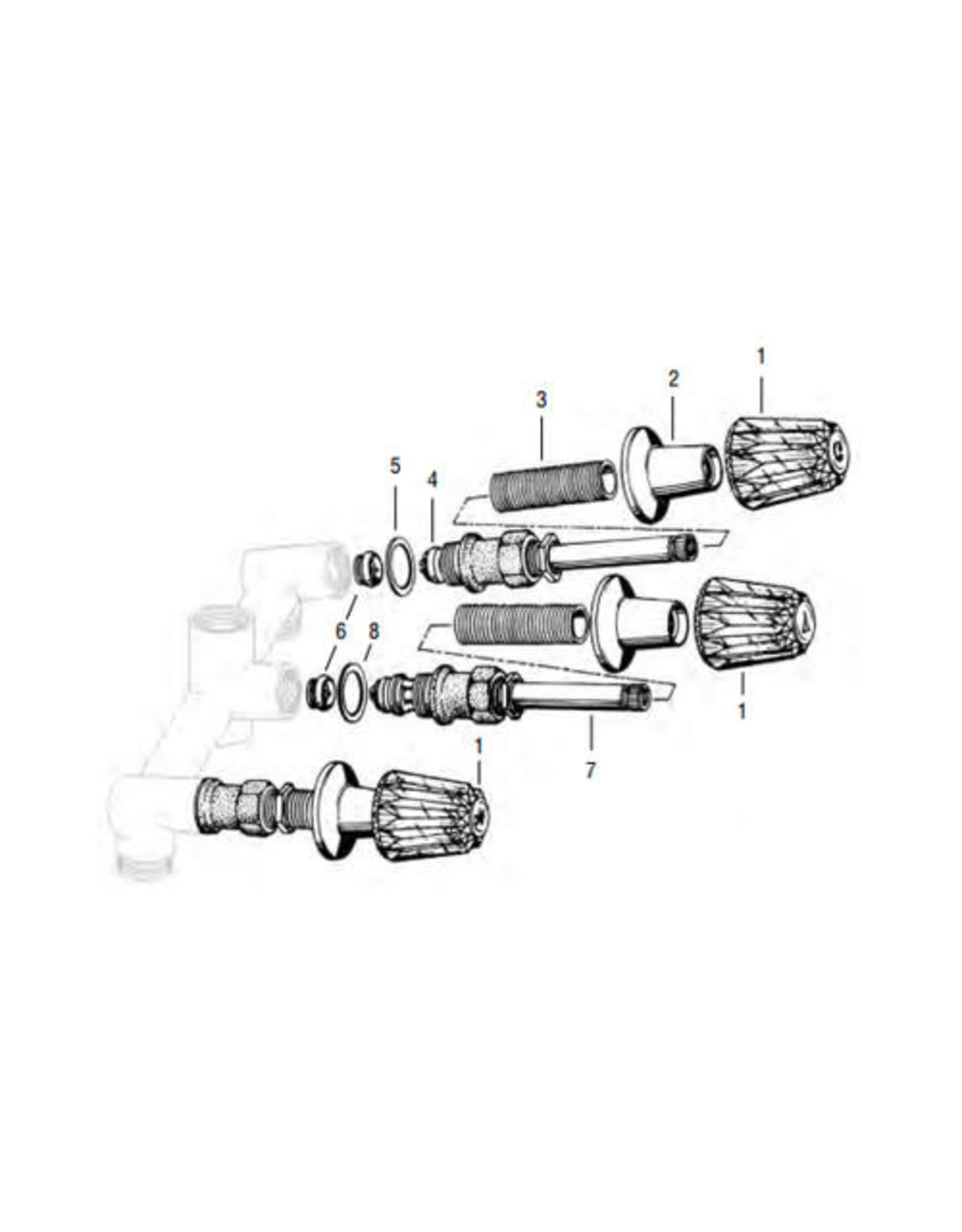 Price Pfister Tub/Shower Rebuild Kit2 Handle