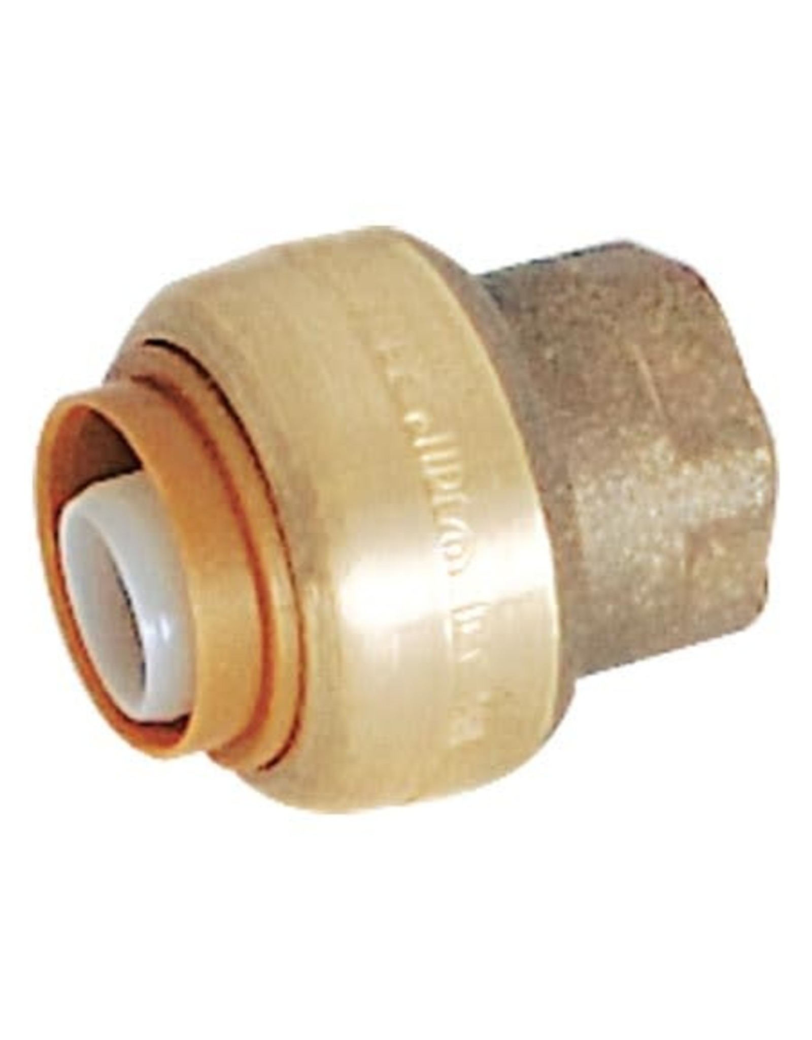 PUSHFIT BRASS CAP