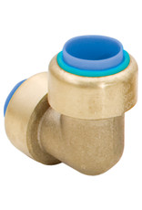 PUSHFIT BRASS ELBOW