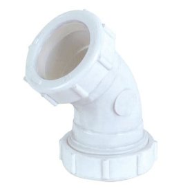 PVC 45* ELBOW 1 1/2 SLIP JOINT