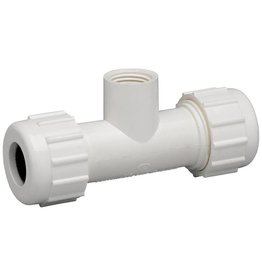 PVC SCH 40 COMPRESSION TEE