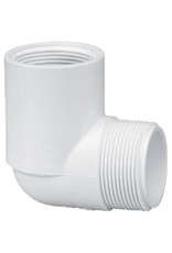 Pvc Sch 40 Street Elbow,3/4 In,MPT x FPT