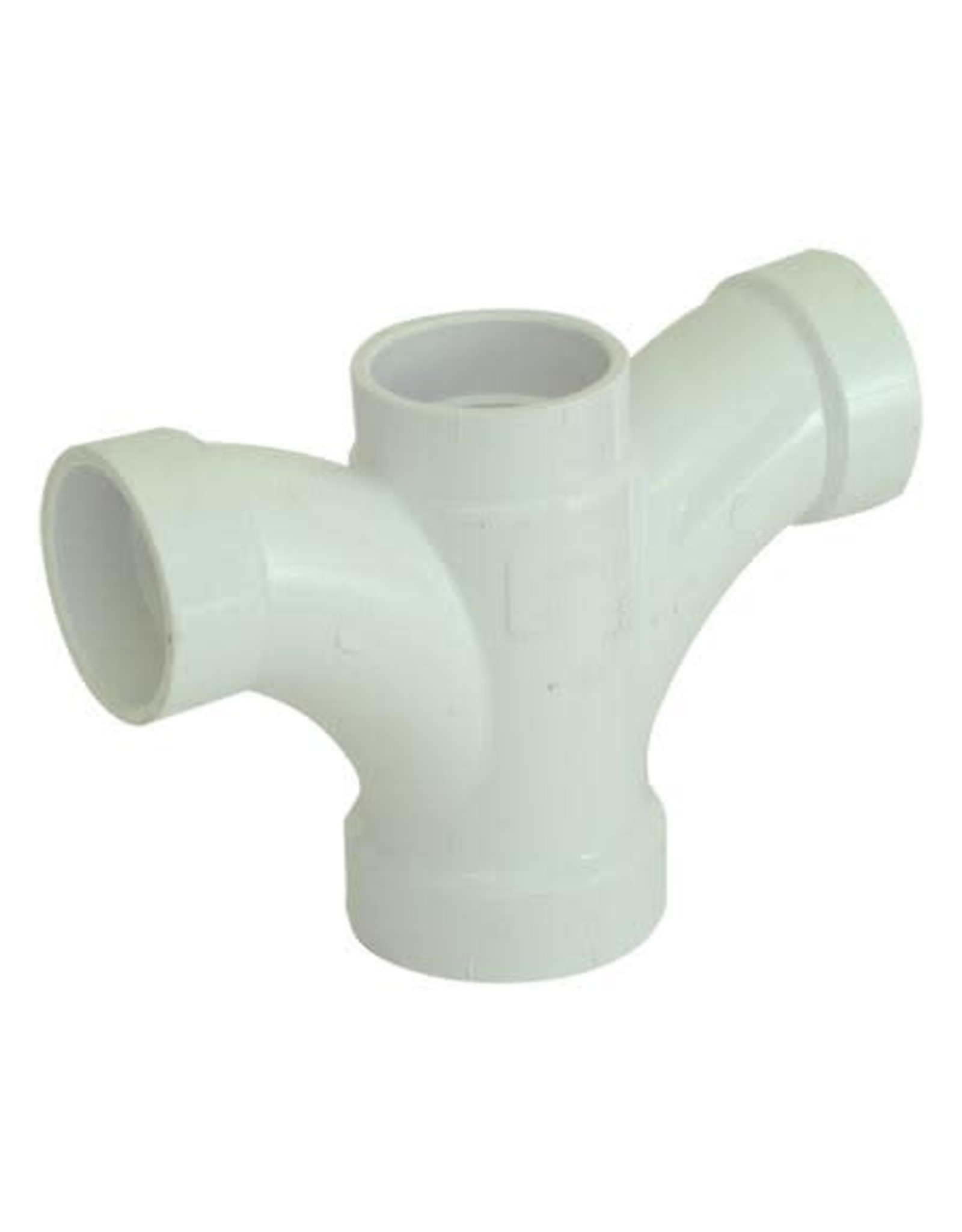 PVC/DWV DOUBLE FIXTURE TEE 2" X 1 1/2 X 1 1/2" X 1 1/2"
