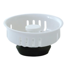 Replacement Basket – White Abs – Rubber Bottom
