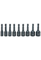 SAE Quick Release Magnetic Nutsetter Set 9 Piece