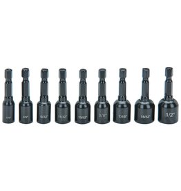 SAE Quick Release Magnetic Nutsetter Set 9 Piece