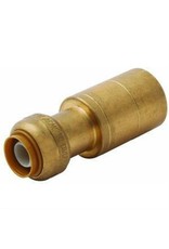 PUSHFIT BRASS  TO TAIL OD REDUCER 3/8" X 1/2"
