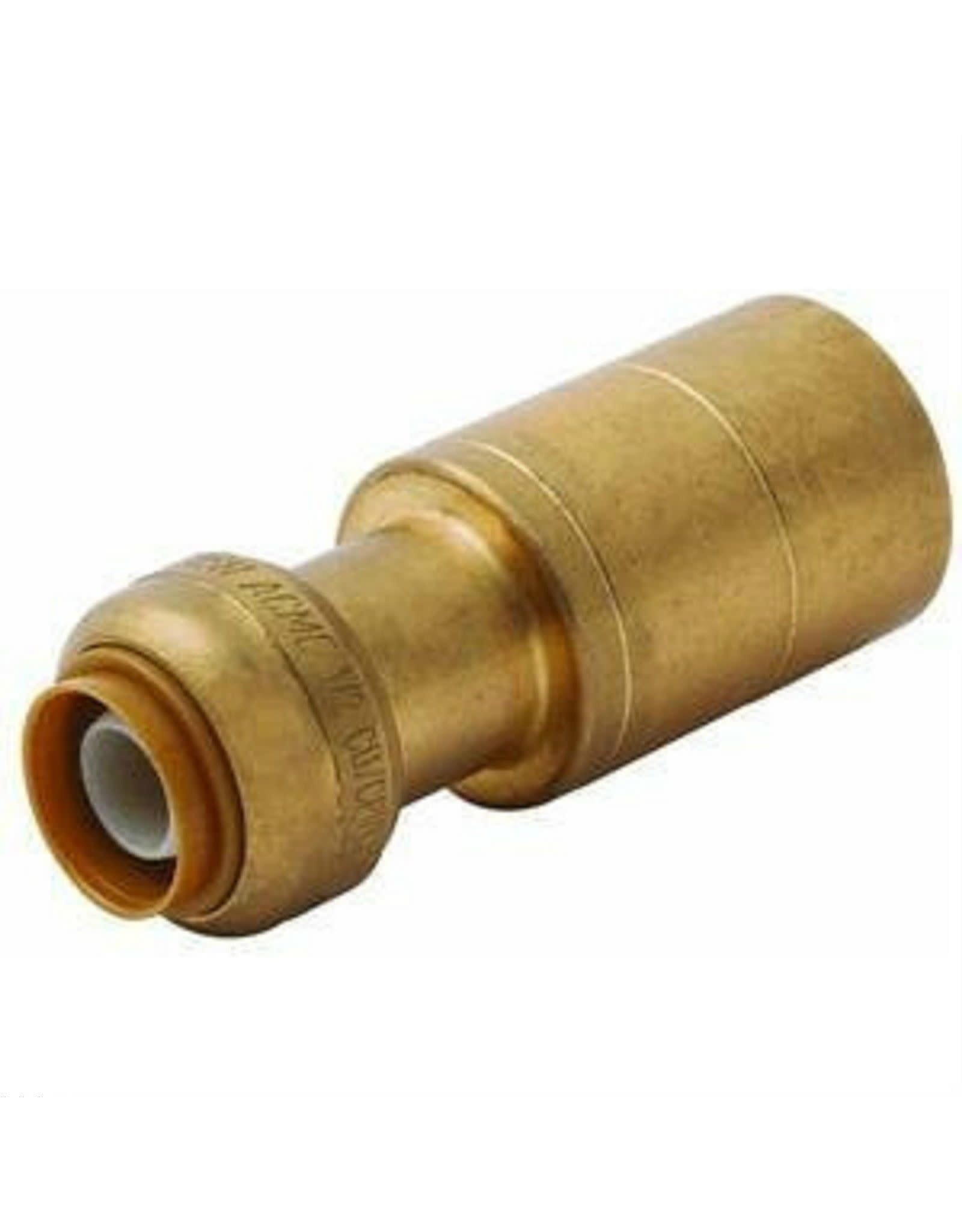 PUSHFIT BRASS  TO TAIL OD REDUCER 3/8" X 1/2"