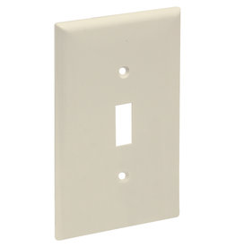 Single Gang Wall Switch Face Plate Ivory