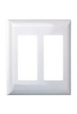 SNAP-ON DUPLEX-PLATE-IVORY