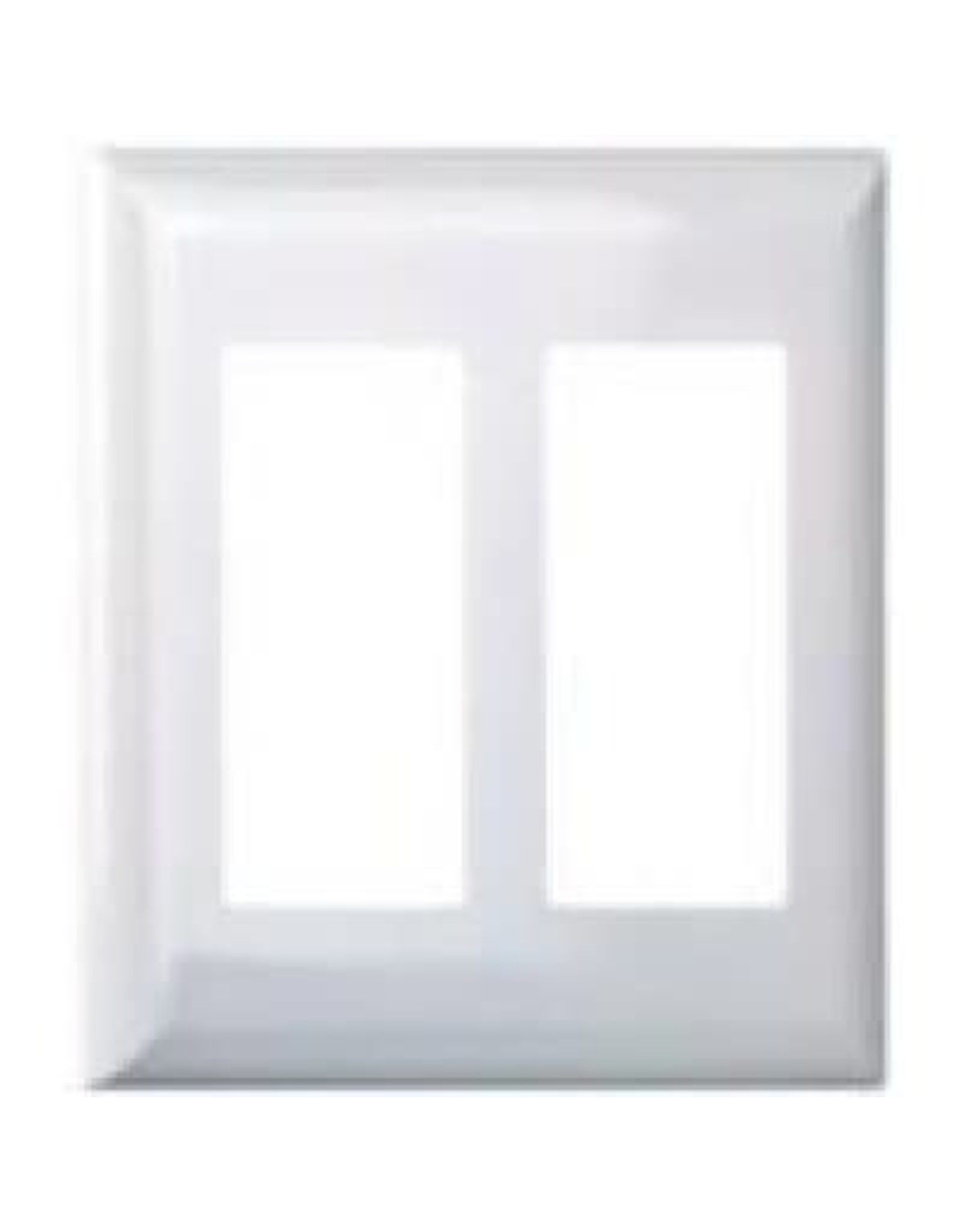 SNAP-ON DUPLEX-PLATE-IVORY