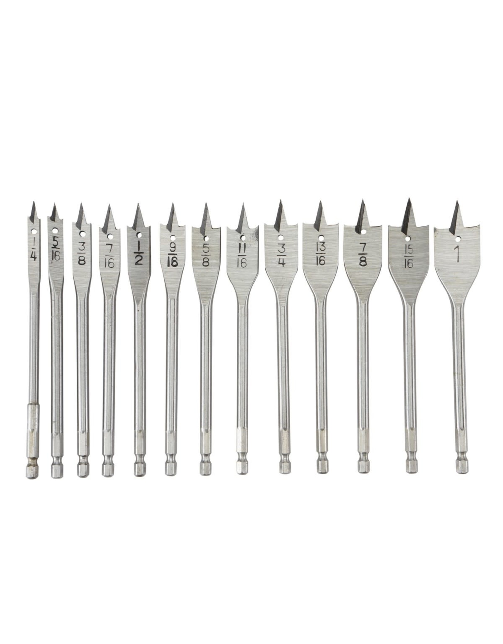 SPADE BIT SET (13-PC)