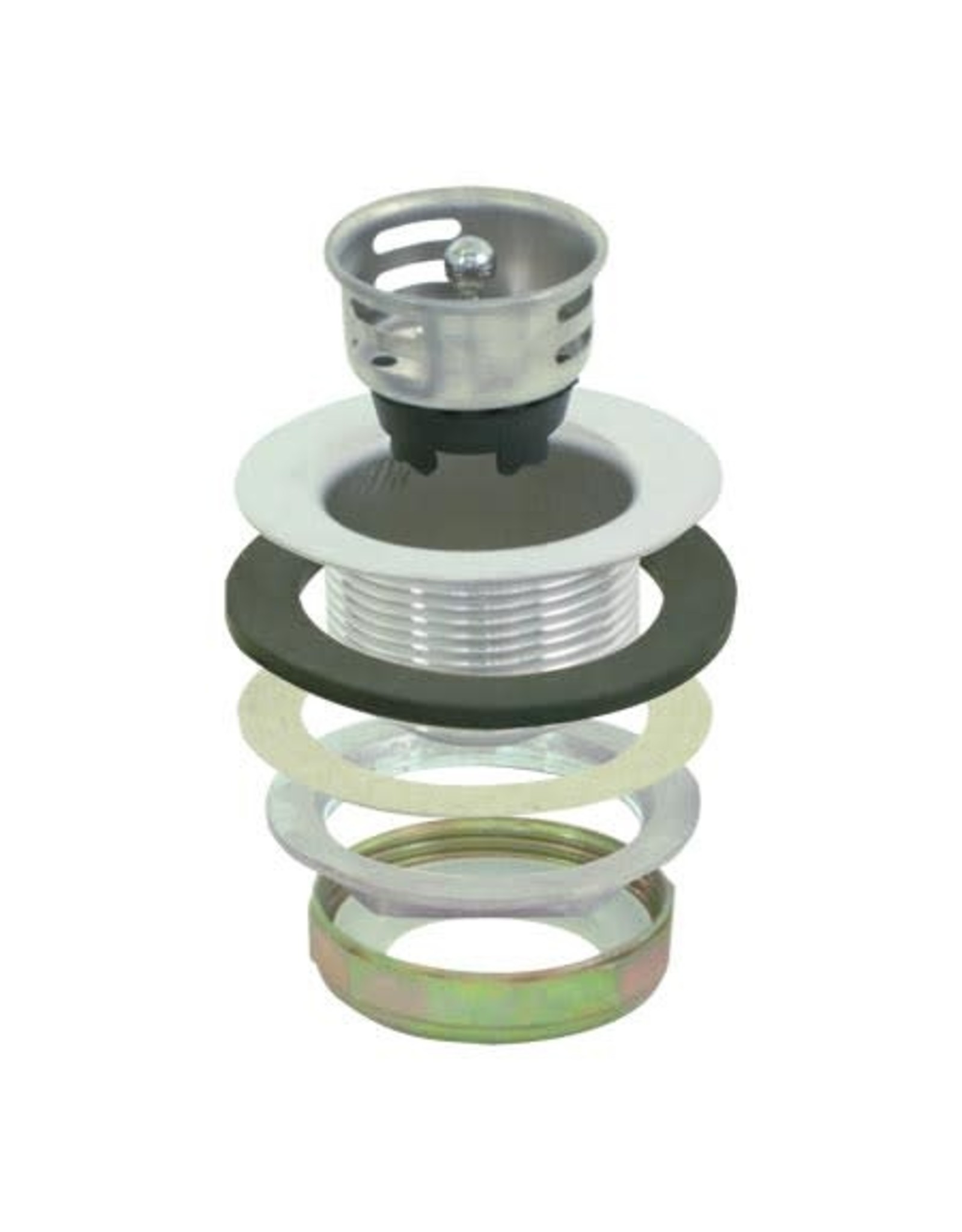 STAINLESS STEEL JUNIOR BASKET STRAINER FITS 1 7/8 TO 2 1/4