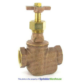 STRAIGHT BRASS VALVE W/CROSS HANDLE