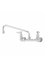 T&S Brass Sink Mixing Faucet w/ 12-Inch Swing Nozzle, Chrome