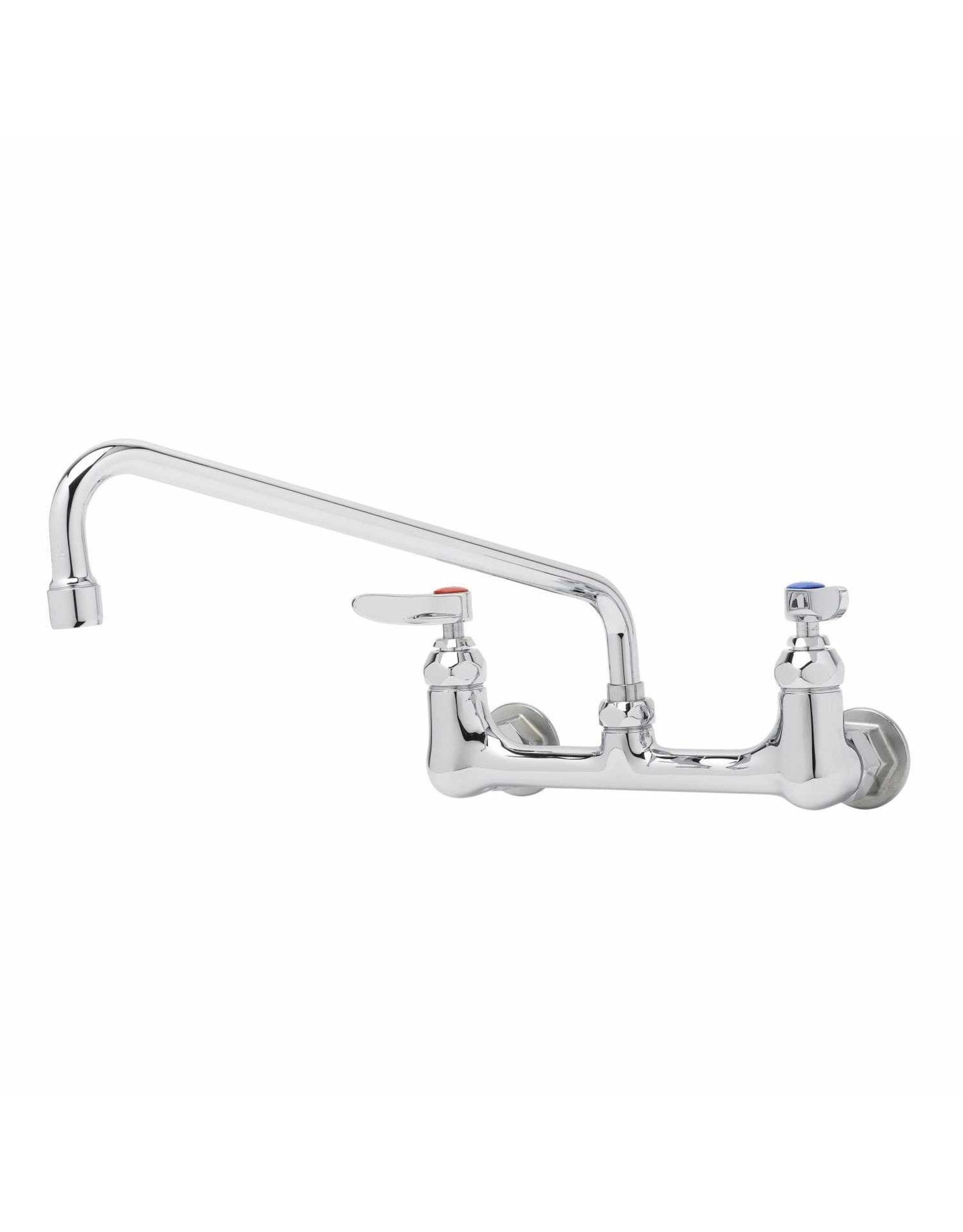 T&S Brass Sink Mixing Faucet w/ 12-Inch Swing Nozzle, Chrome