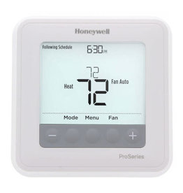 T6 Pro Programmable Thermostat, 2H/1C Heat Pump, 1H/1C Conventional