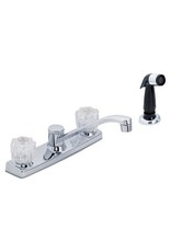 TWO HANDLE KITCHEN FAUCET W/SPRAYER
