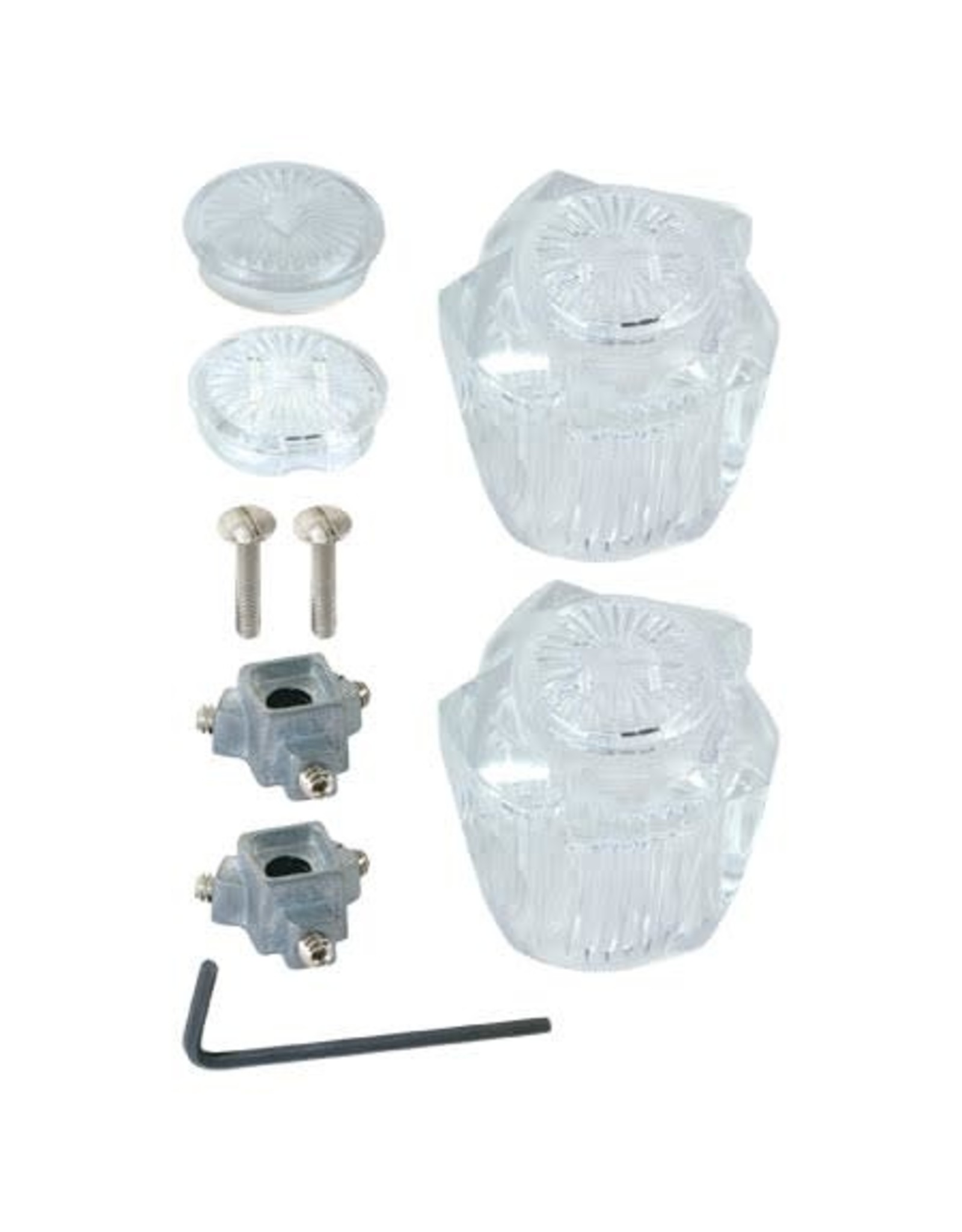 UNIVERSAL KITCHEN FAUCET REPLACEMENT HANDLES/PAIR