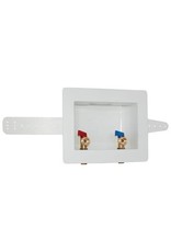 WASHING MACHINE OUTLET BOX W/VALVES