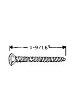WHITE ROSETTE SCREW