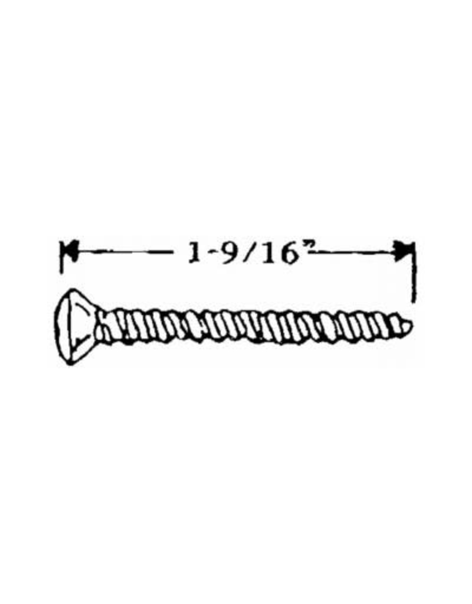 WHITE ROSETTE SCREW
