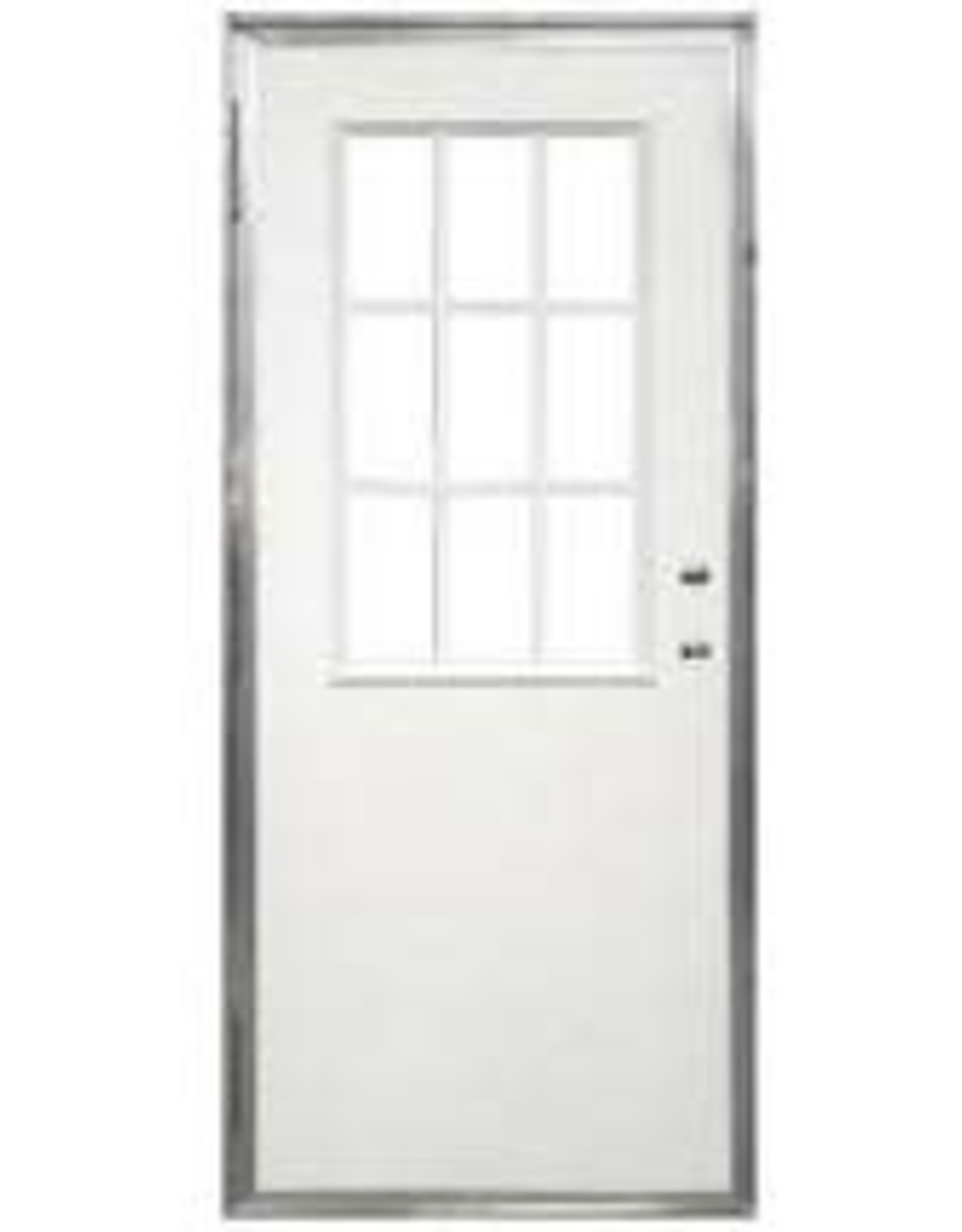32 X 80 OUTSWING DOOR RH W/ COTTAGE WINDOW/ DEADBOLT