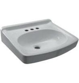 Zurn  Wall Mounted Bathroom Sink /3 Hole/Overflow