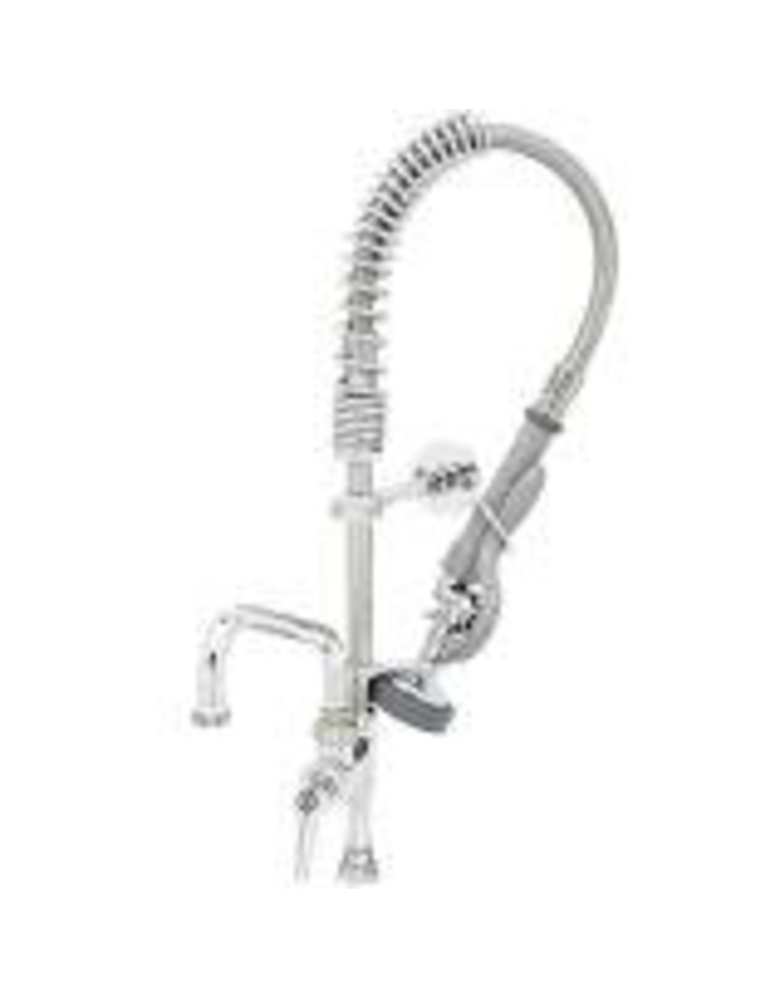 T&S  EasyInstall Deck Mounted High Pre-Rinse Faucet