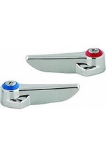 T & S Brass Lever Handles