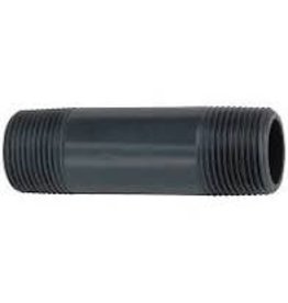 Sch. 80 PVC Pipe Nipple 1/2" x 6" MPT x MPT