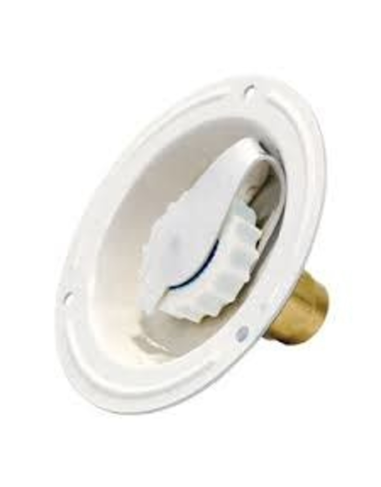 RECESSED WATER INLET WHT