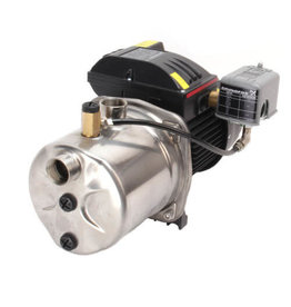 JP10S-SS Shallow Well Jet Pump, Stainless Steel (115/230V, 1 HP)