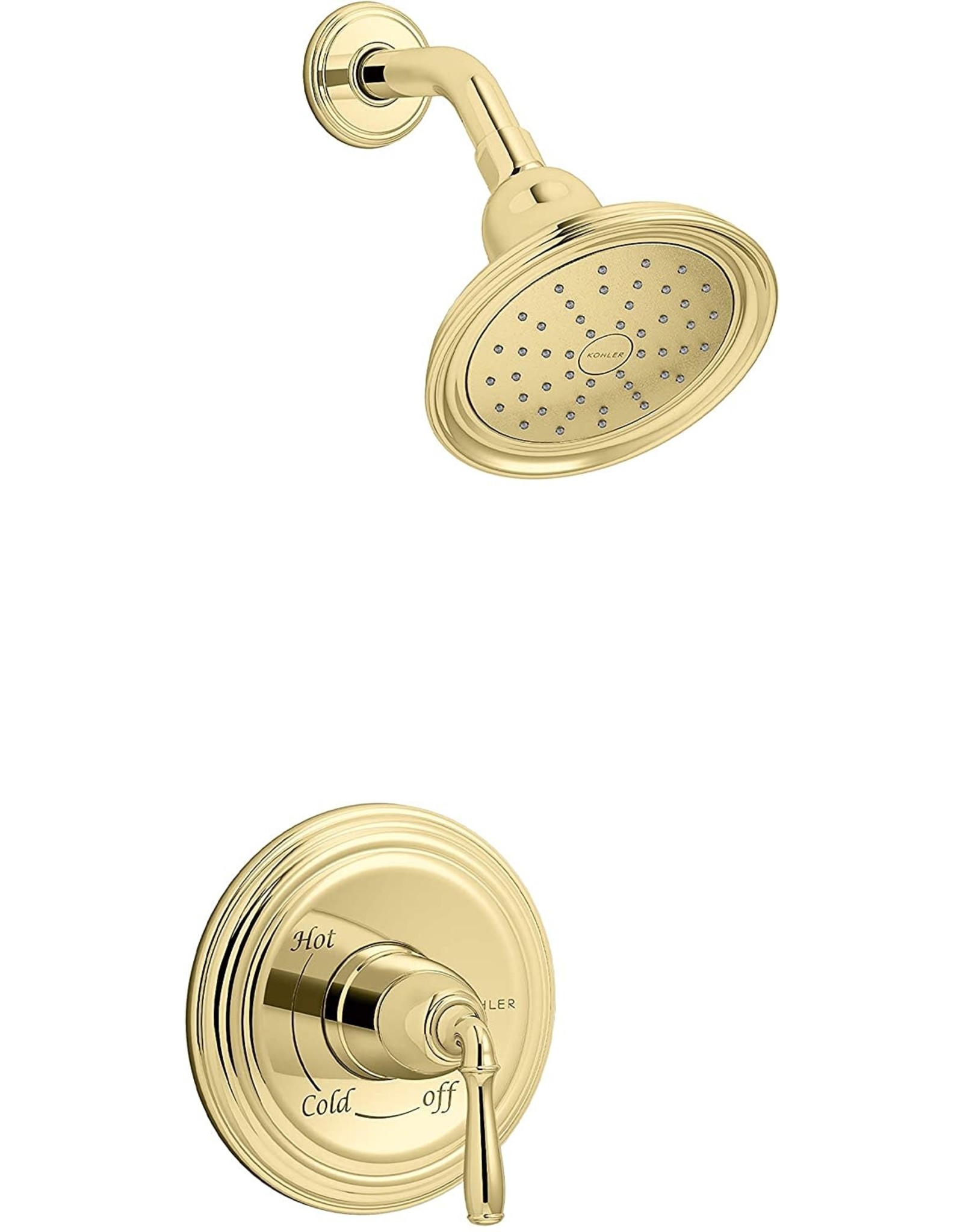 Kohler Devonshire® Shower Faucet Gold Plated