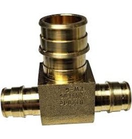 PRO PEX BRASS TEE 1/2" X 1/2" X 3/4" TEE