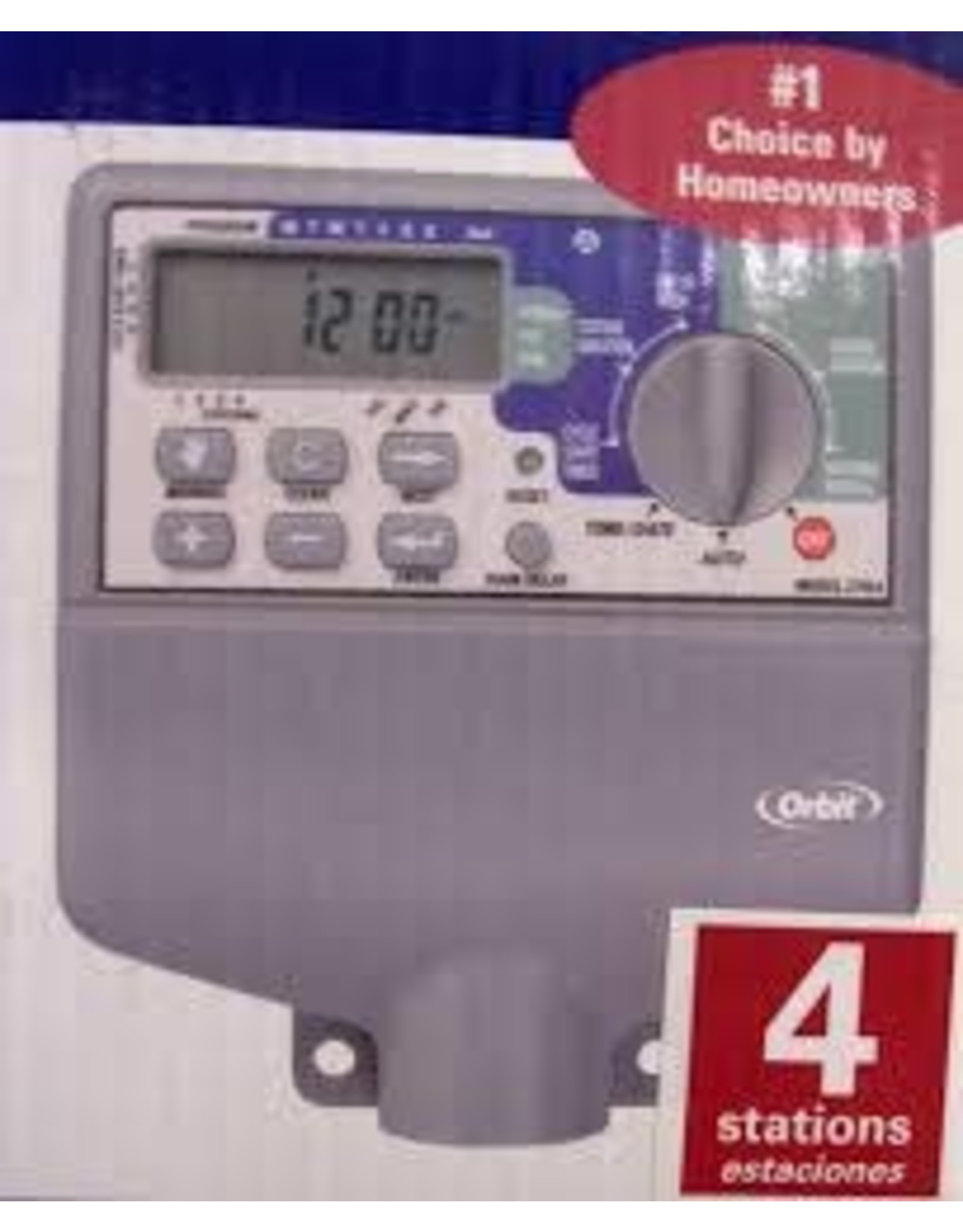 Orbit 4 Station Sprinkler Timer Controller Dual Program