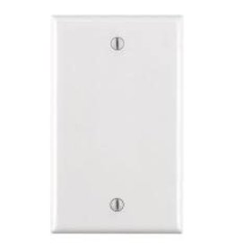 WHITE BLANK WALL PLATE