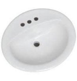 17X20 REC. LAVY SINK POLAR WHT