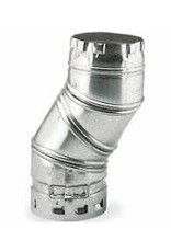 DOUBLE WALL 3" ADJUSTABLE ELBOW