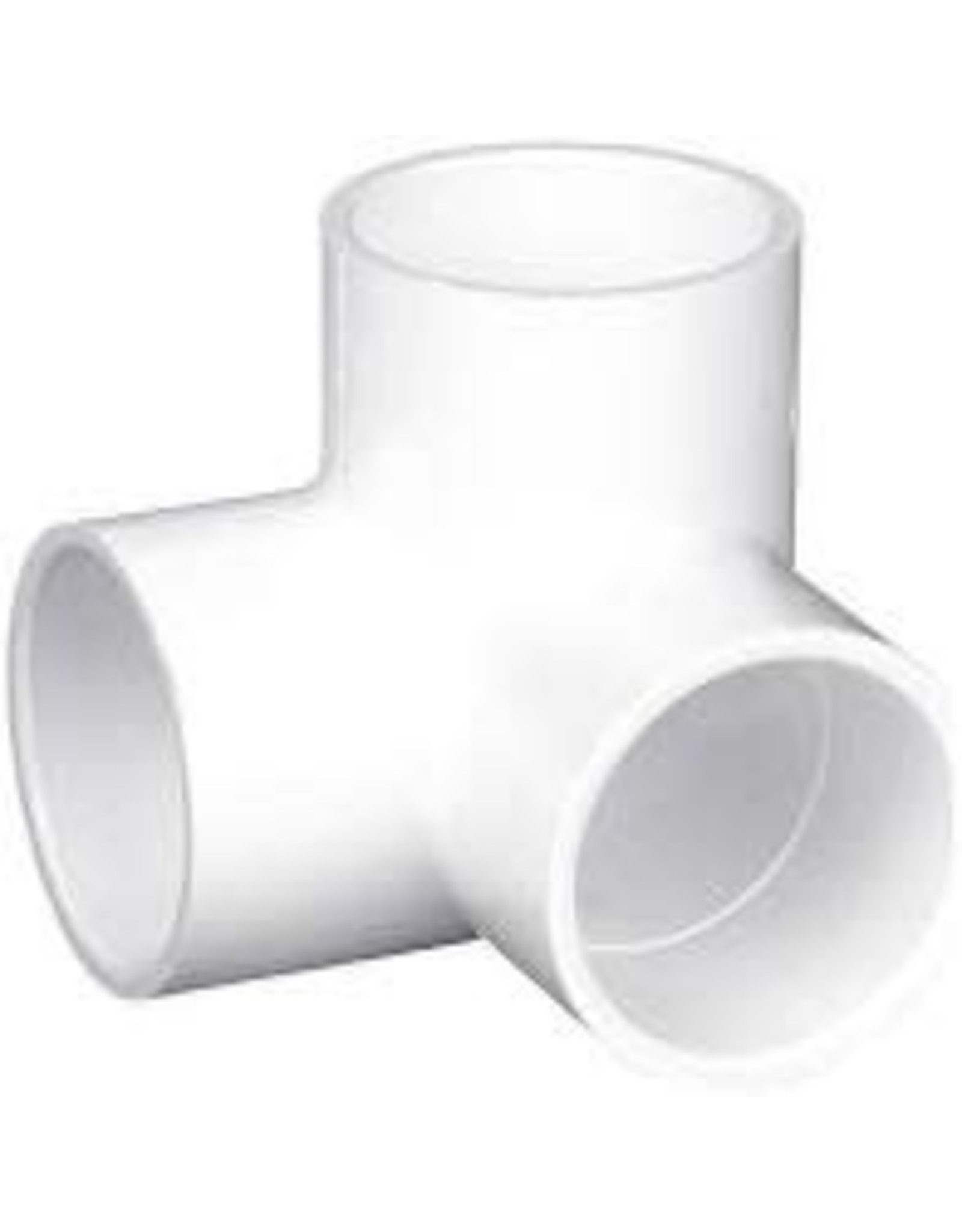 90-Degree PVC Sch 40 Side Outlet Elbow 3/4S X 3/4S X 1/2S