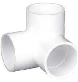 90-Degree PVC Sch 40 Side Outlet Elbow 3/4S X 3/4S X 1/2S