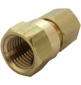 BRASS COMPRESSION X FEMALE UNION 7/8 X 3/4