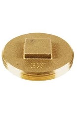 3 1/2" BRASS COUNTERSUNK PLUG