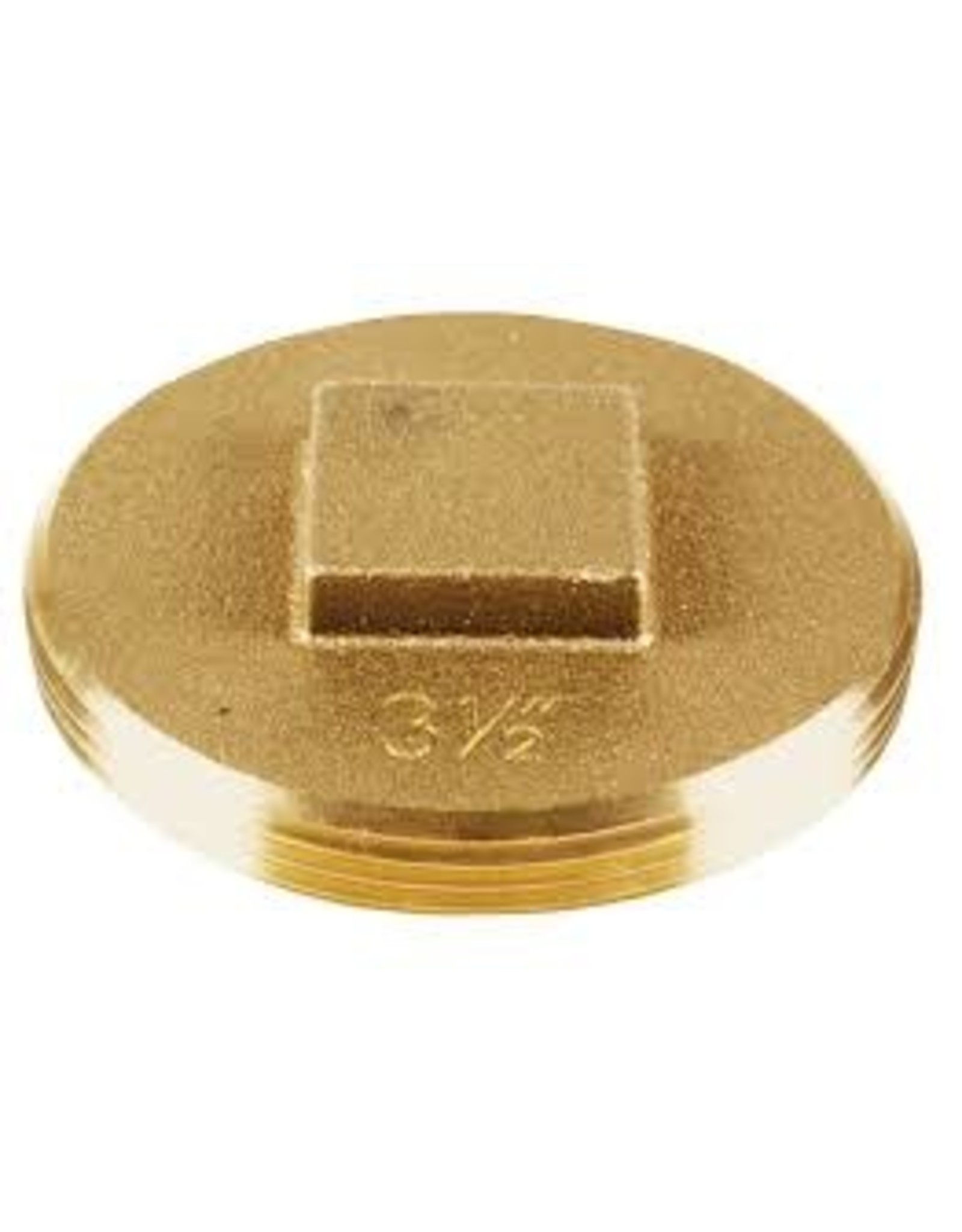 3 1/2" BRASS COUNTERSUNK PLUG