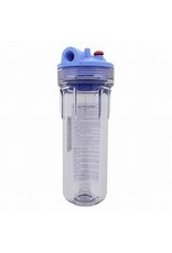 CLEAR FILTER HOUSING 2 1/2" X 10"