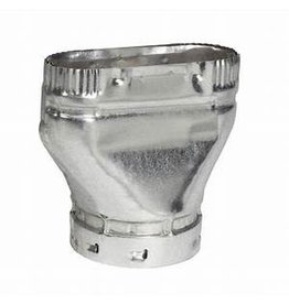 4" OVAL TO ROUND ADAPTER