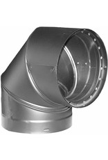 DOUBLE WALL 6" ADJUSTABLE ELBOW