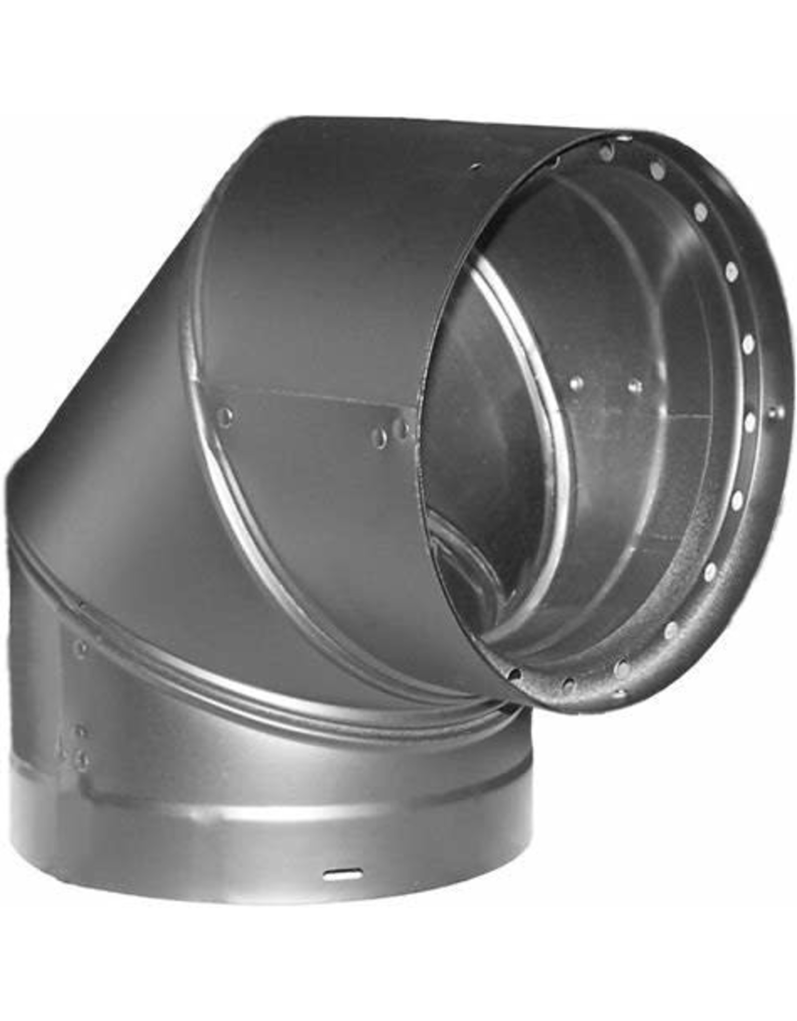 DOUBLE WALL 6" ADJUSTABLE ELBOW