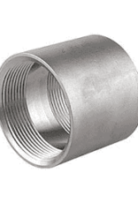 1 1/4" STAINLESS DROP PIPE COUPLING