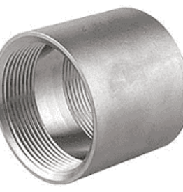 1 1/4" STAINLESS DROP PIPE COUPLING
